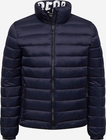 Superdry Winterjas in Blauw: voorkant