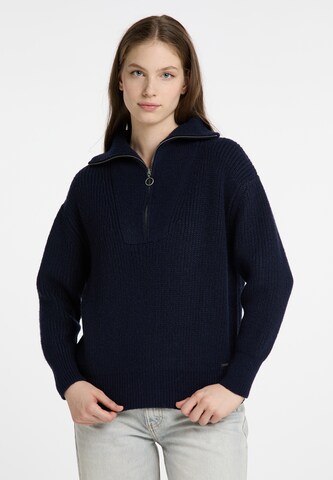 DreiMaster Vintage Pullover in Blau: predná strana