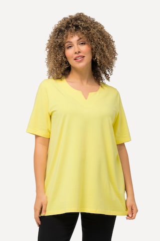 T-shirt Ulla Popken en jaune : devant