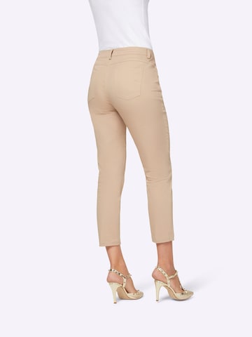 heine Slim fit Jeans in Beige