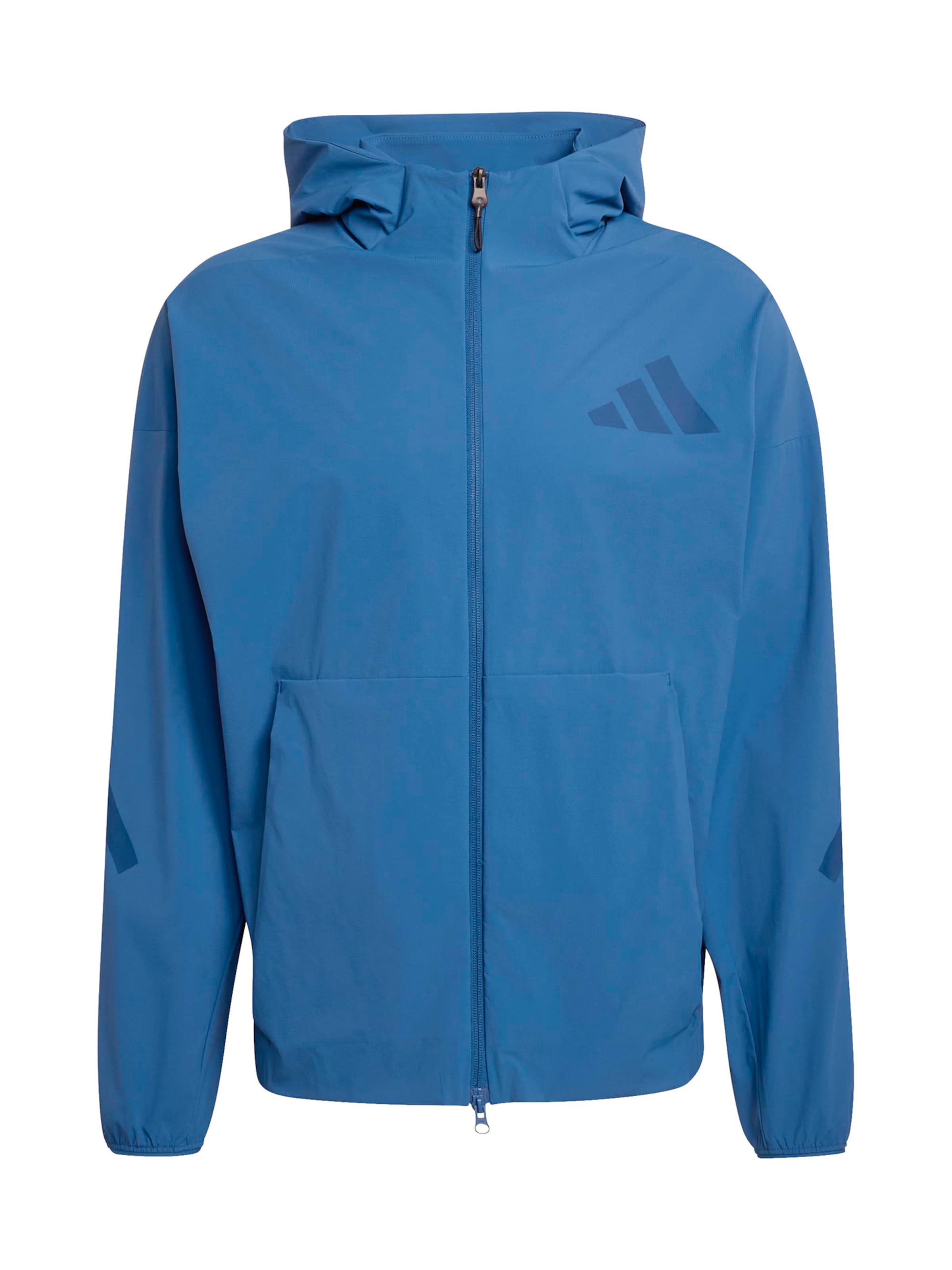Veste de sport 'Z.N.E.' ADIDAS SPORTSWEAR en bleu : devant