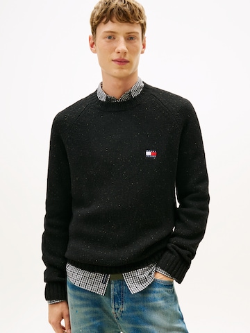 Tommy Jeans - Jersey en negro: frente