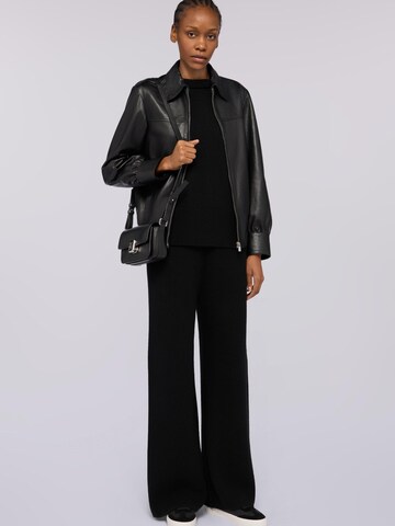 Wide Leg Pantalon Trussardi en noir