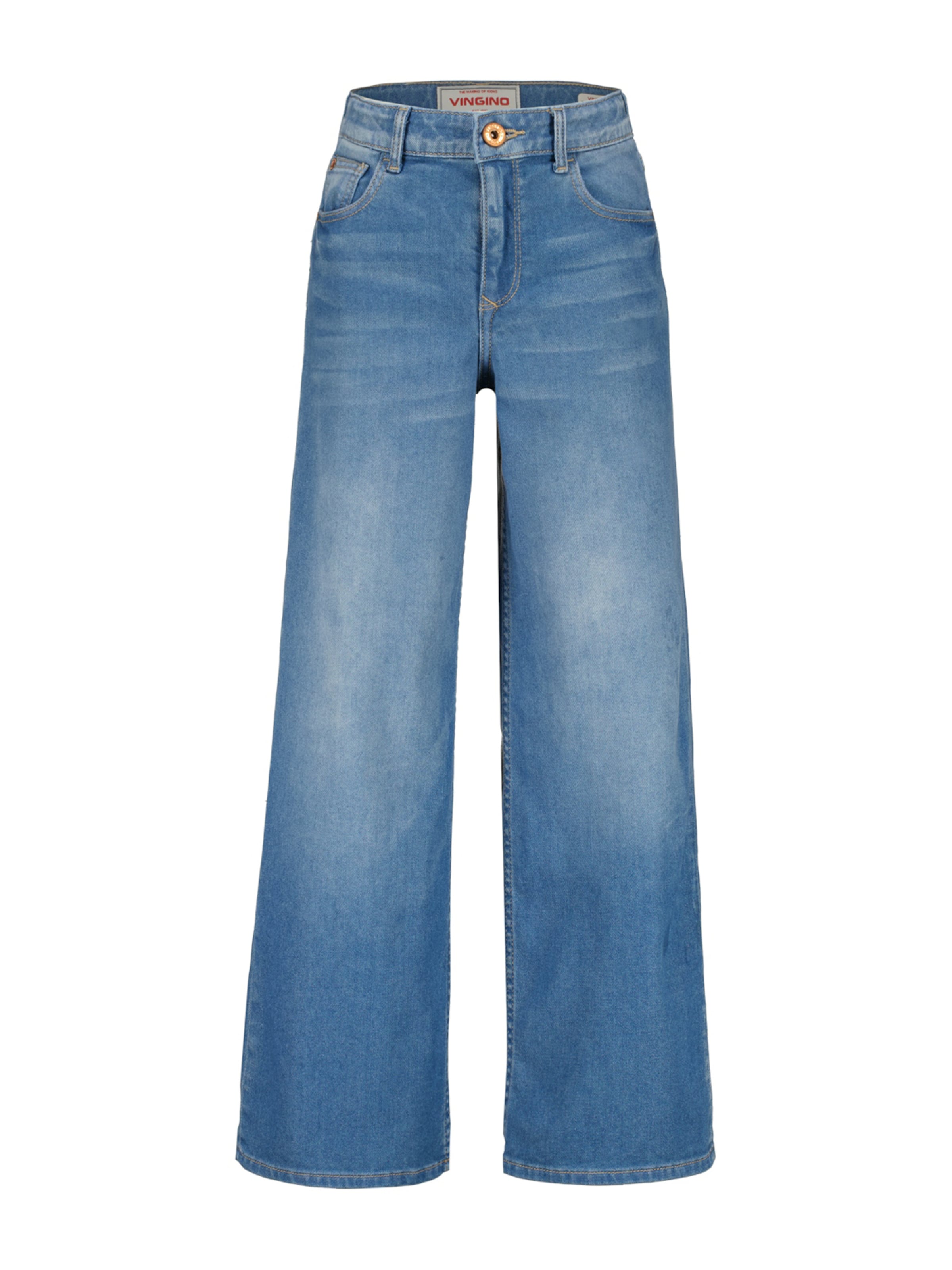 VINGINO Wide leg Jeans 'Carice' in Blauw: voorkant
