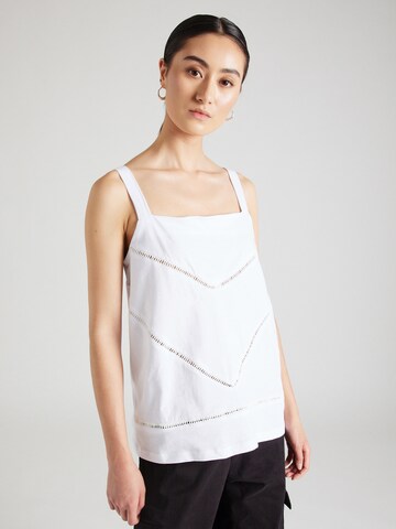 Dorothy Perkins Top – bílá: přední strana