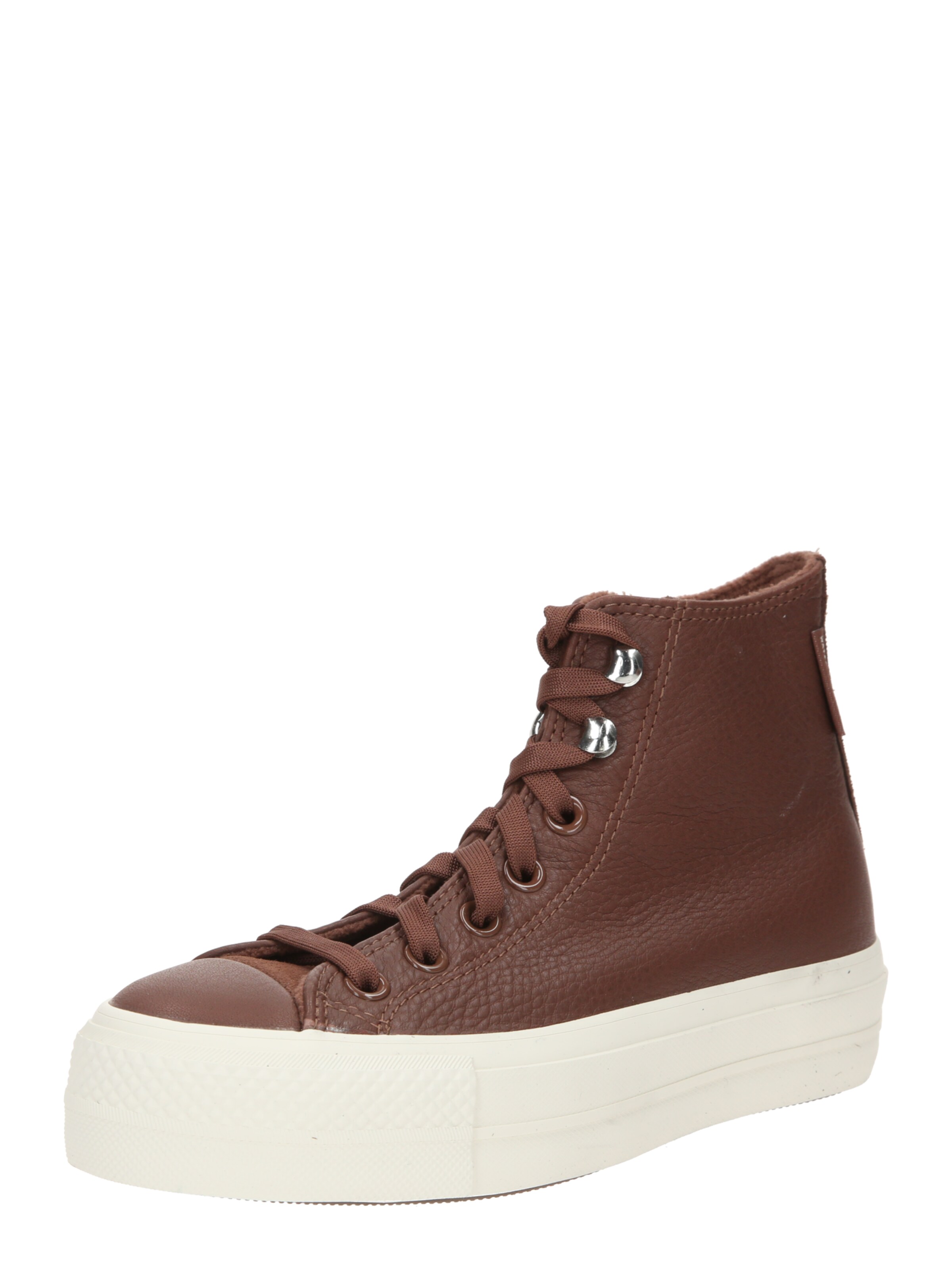 Baskets hautes 'Chuck Taylor All Star Lift' CONVERSE en marron : devant