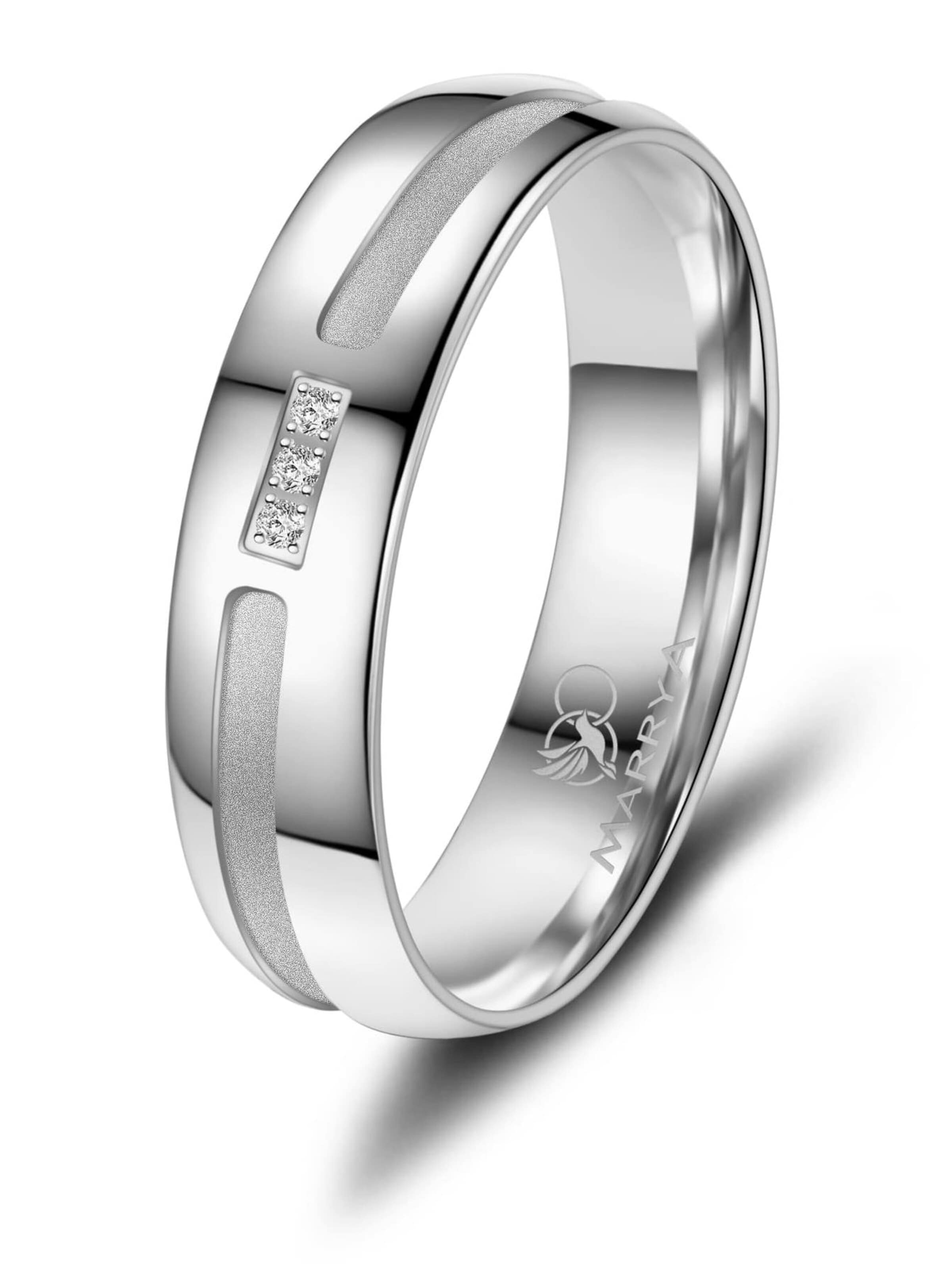 MARRYA - Anillo 'MARRYA SI-14 Ehering aus Silber' en plata: frente