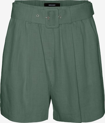 Loosefit Pantaloni con pieghe 'Amelia' di VERO MODA in verde: frontale