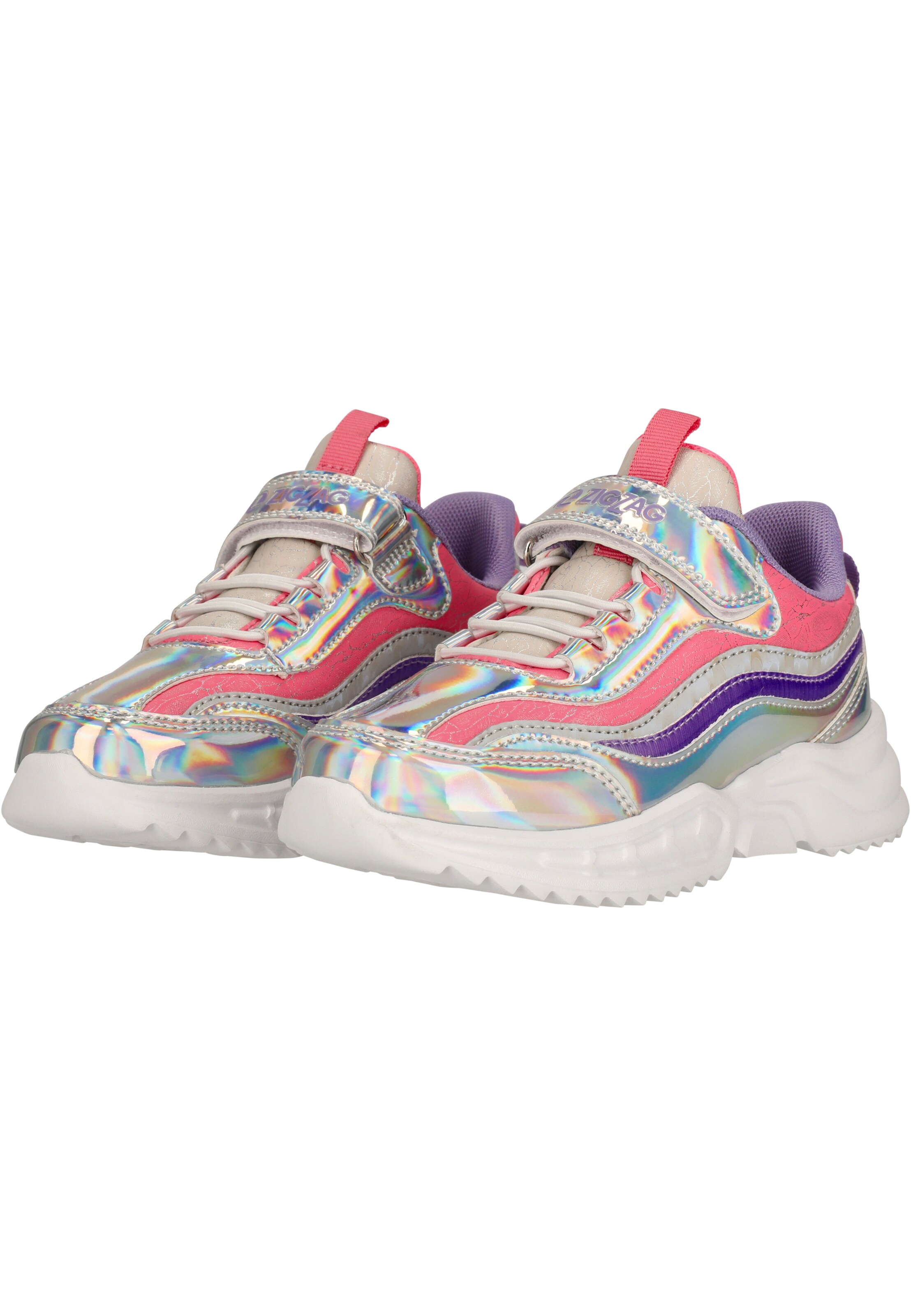 ZigZag Sneaker 'Lassis' in Silber