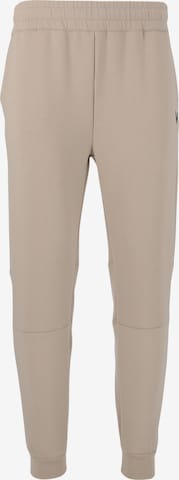 Virtus Tapered Workout Pants 'Taro' in Brown: front