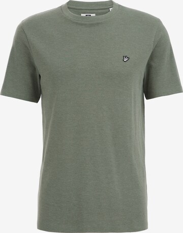 T-Shirt WE Fashion en vert : devant