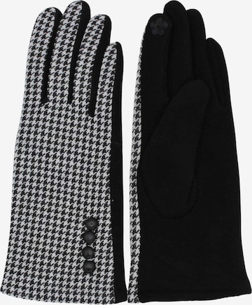 Leslii Full Finger Gloves in Black: front