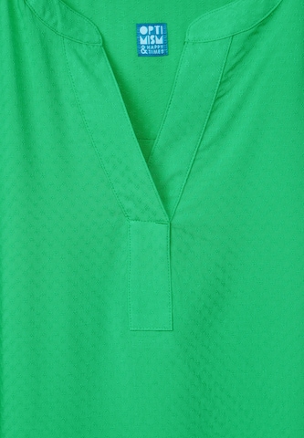 CECIL Blouse 'Dobby' in Green