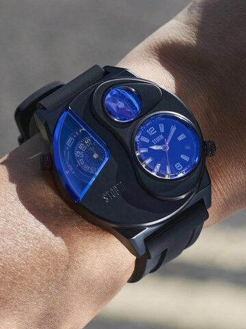 STORM Analoguhr 'Navitrek' in Schwarz