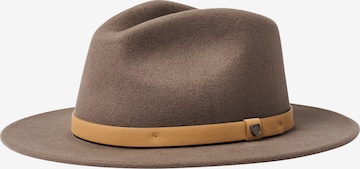 Brixton Hat 'MESSER FEDORA' in Brown: front