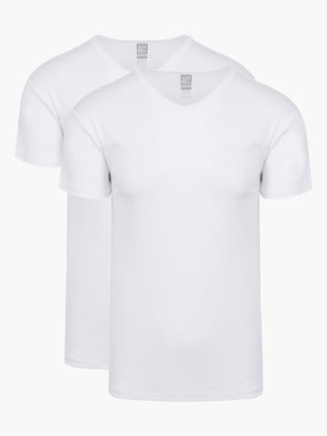 alan red Shirt 'Organic' in White: front
