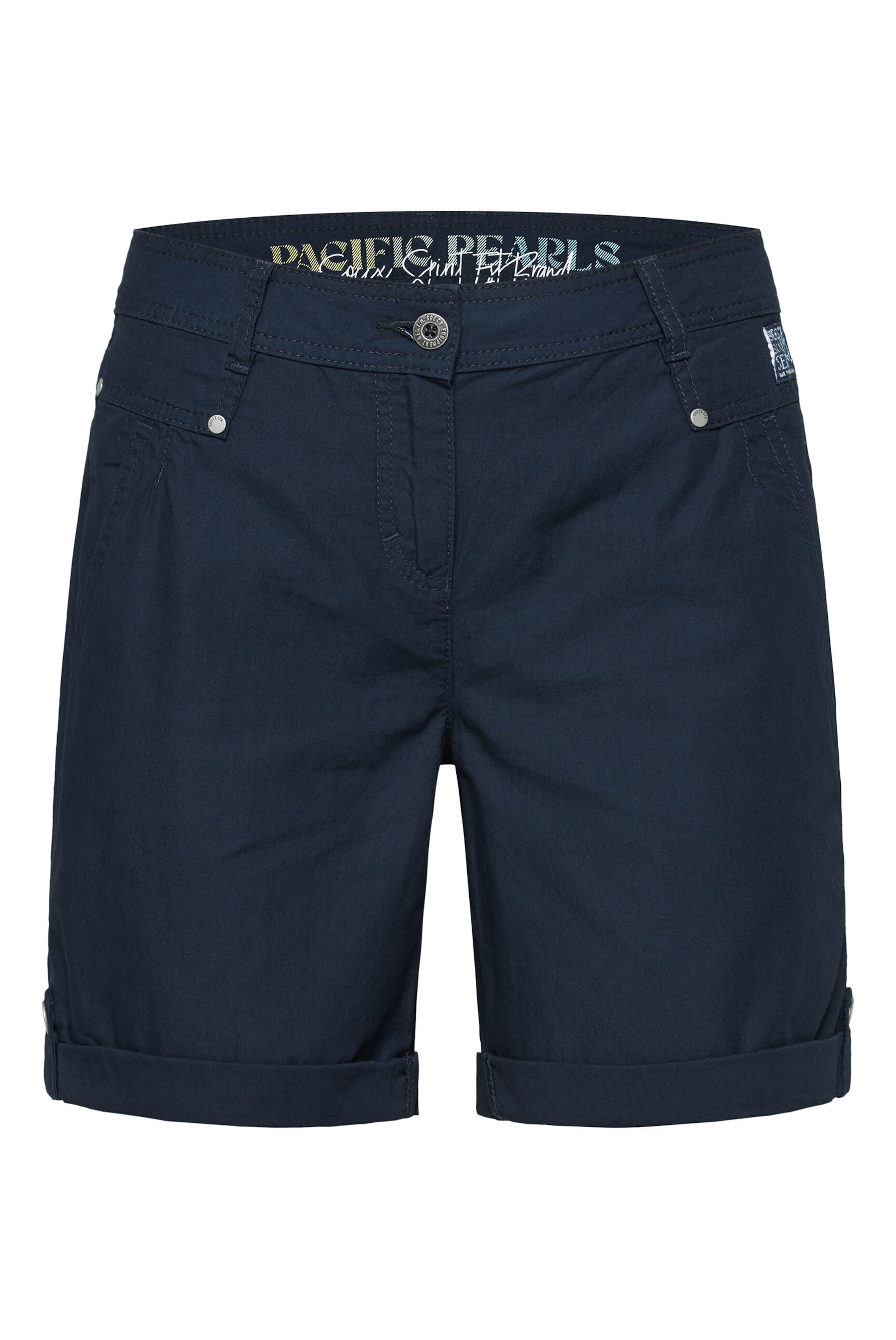 Pantalon chino Soccx en bleu : devant