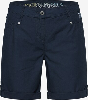 Soccx Regular Chino in Blauw: voorkant