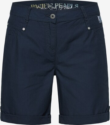Soccx Regular Chino Pants in Blue: front