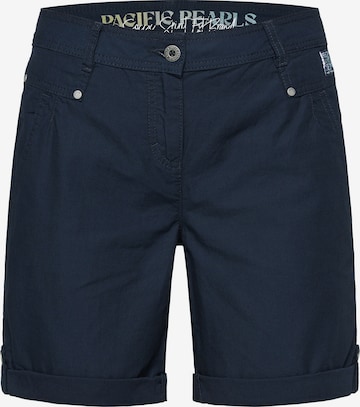 Pantalon chino Soccx en bleu : devant