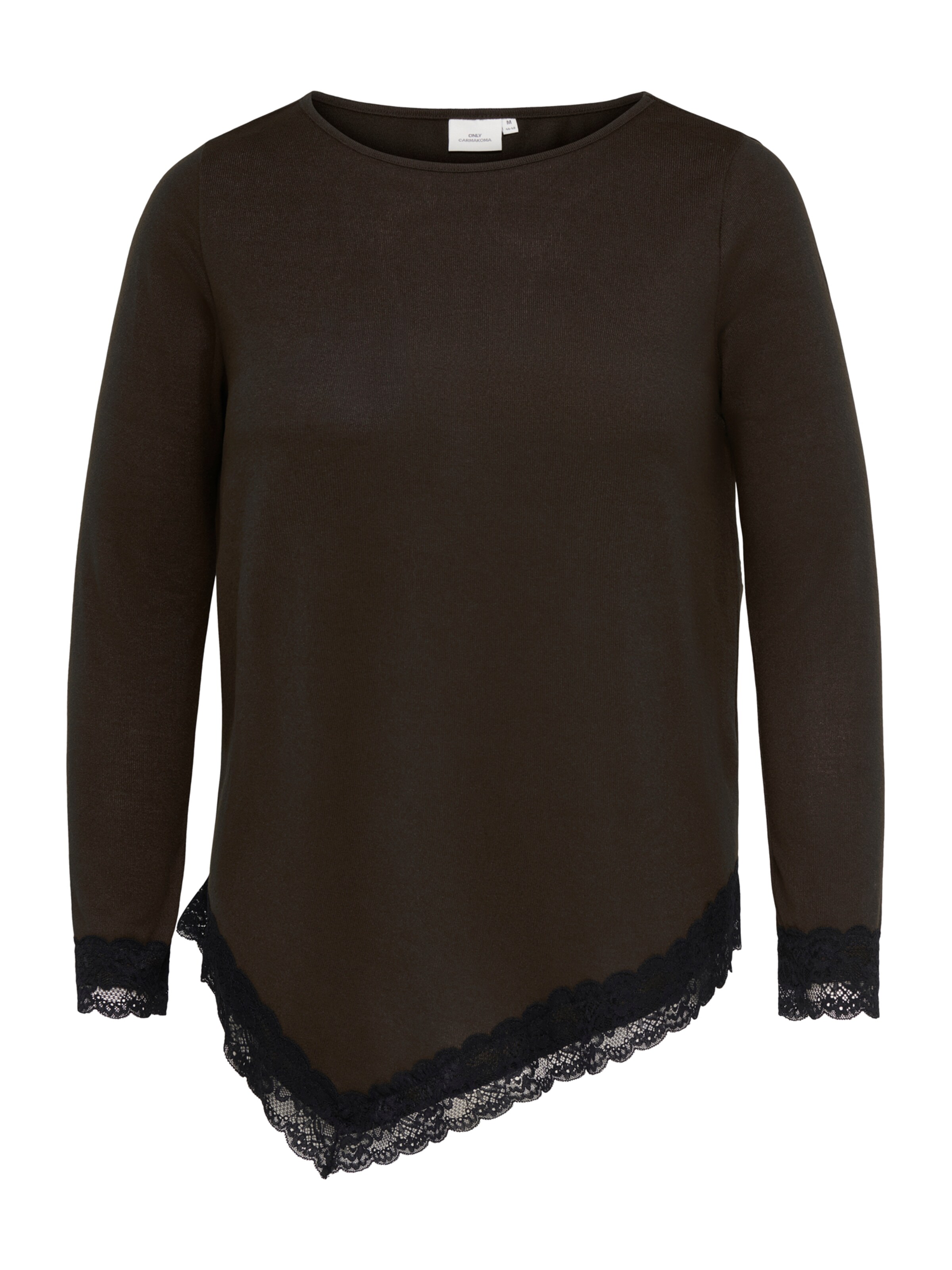 ONLY Carmakoma - Camiseta 'CARALBA' en marrón: frente