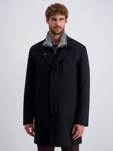 PIERRE CARDIN Between-seasons coat in Black: front