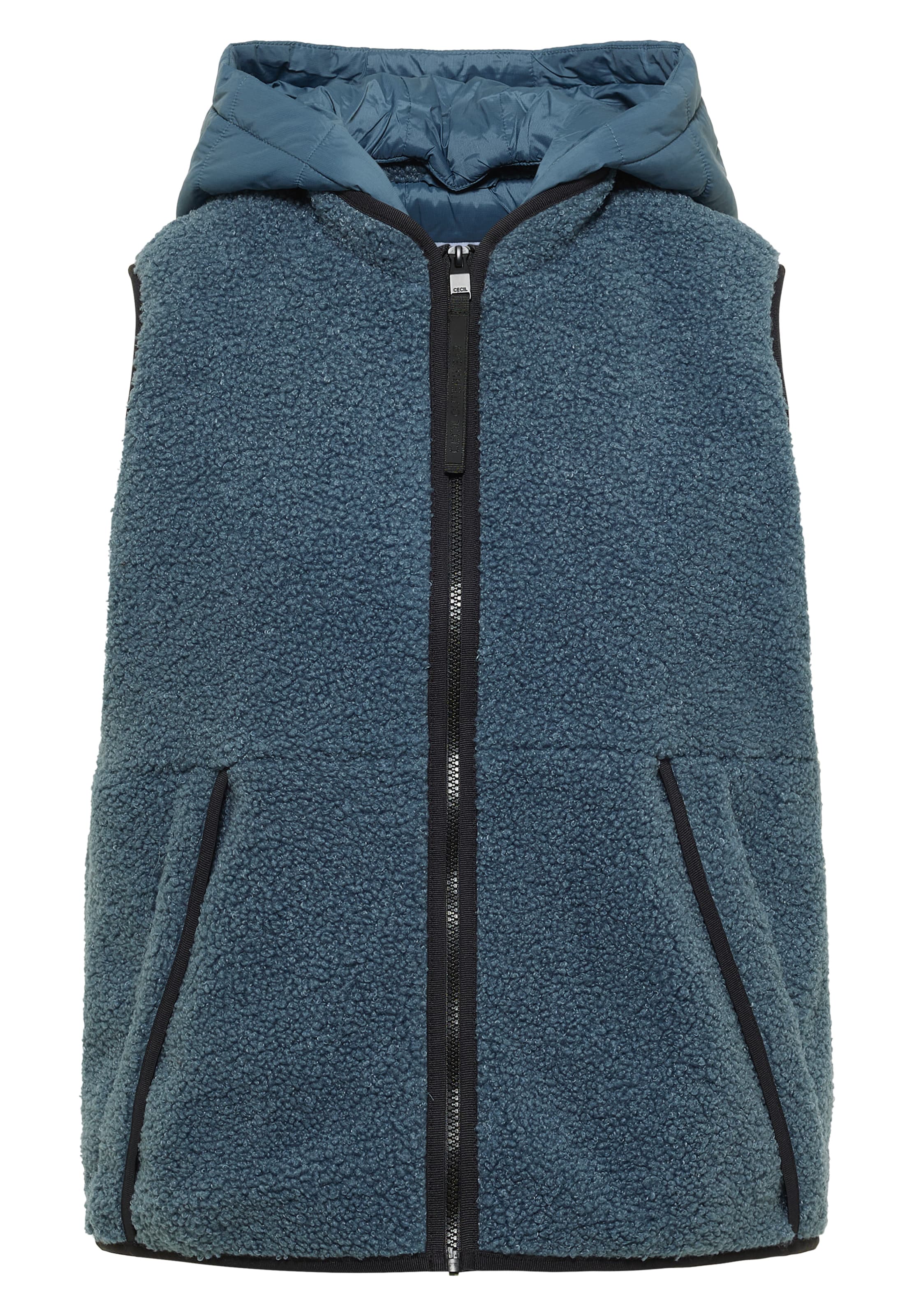 CECIL Vest in Blue: front