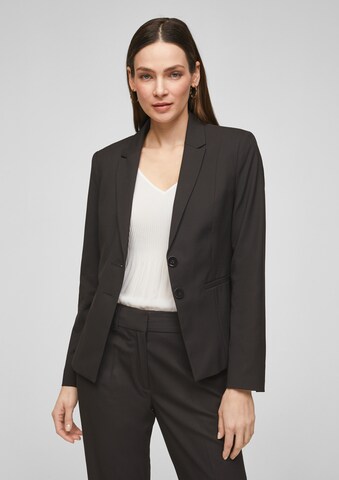 s.Oliver BLACK LABEL Blazer 'Ohio' | črna barva: sprednja stran