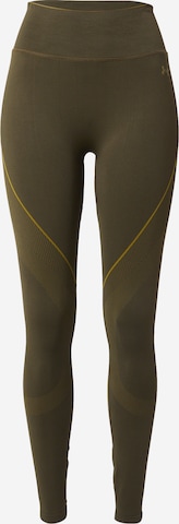 Pantalon de sport 'Vanish' UNDER ARMOUR en vert : devant