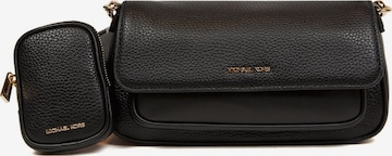 Michael Kors - Bolso de hombro 'Jet Set Travel Small Flap Crossbody With Tech Attachment' en negro: frente