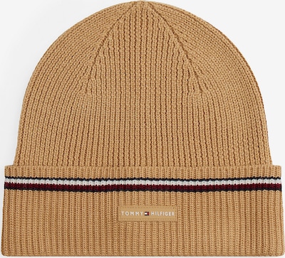 TOMMY HILFIGER Mütze in camel / rot / weiß, Produktansicht