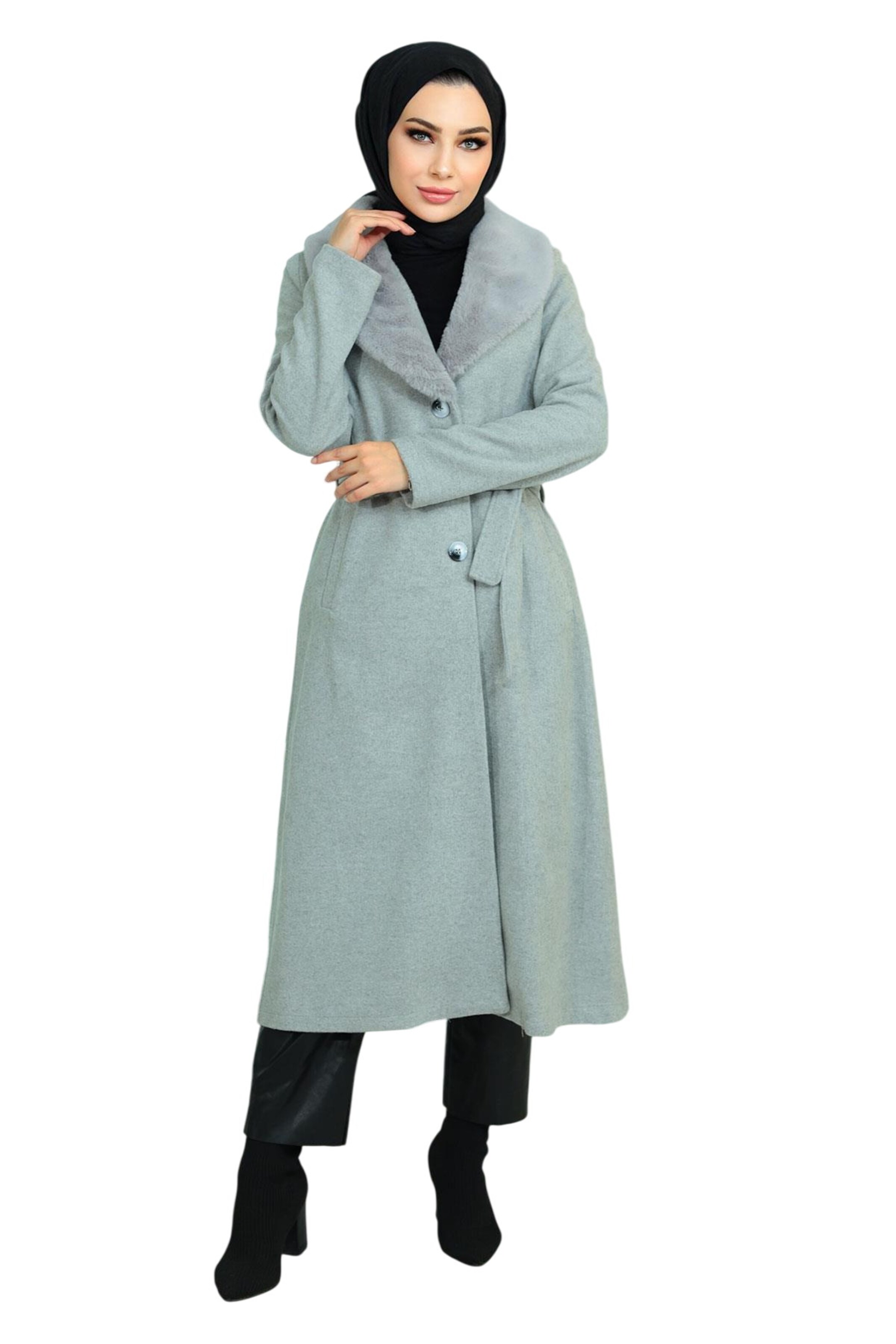 MODAMIHRAM Winter Jacket in Green