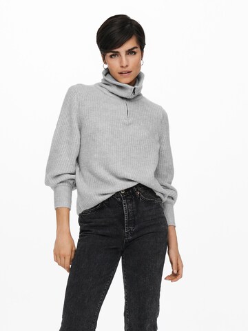 ONLY Pullover 'Karinna' in Grau: predná strana