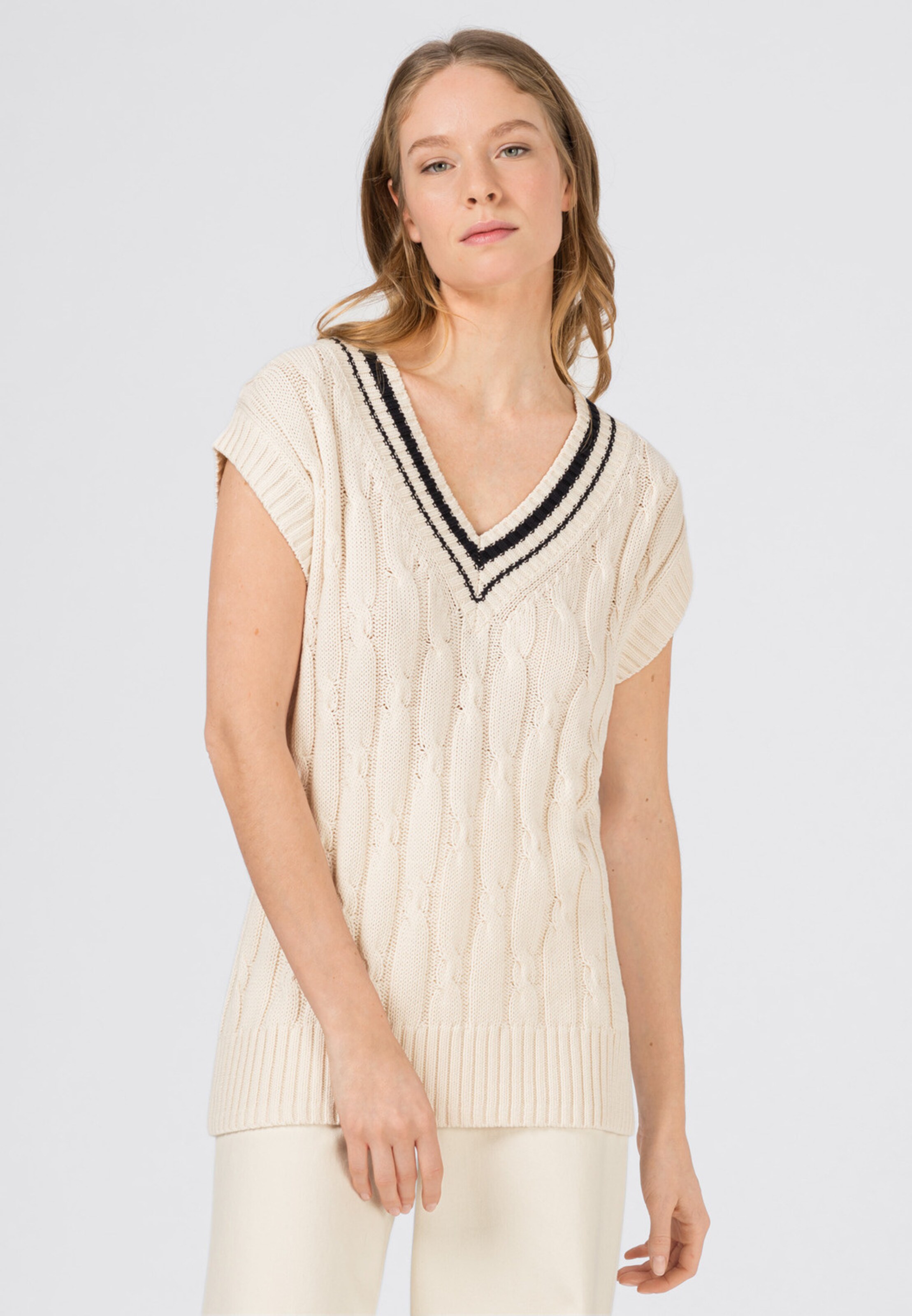 Frauen Pullover & Strick HALLHUBER Pullover in Creme - CV04564