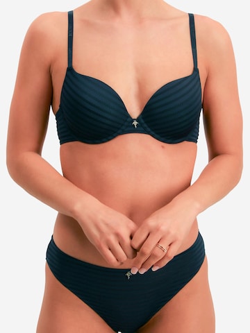 JOOP! T-shirt BH 'Simplicity' in Blauw: voorkant