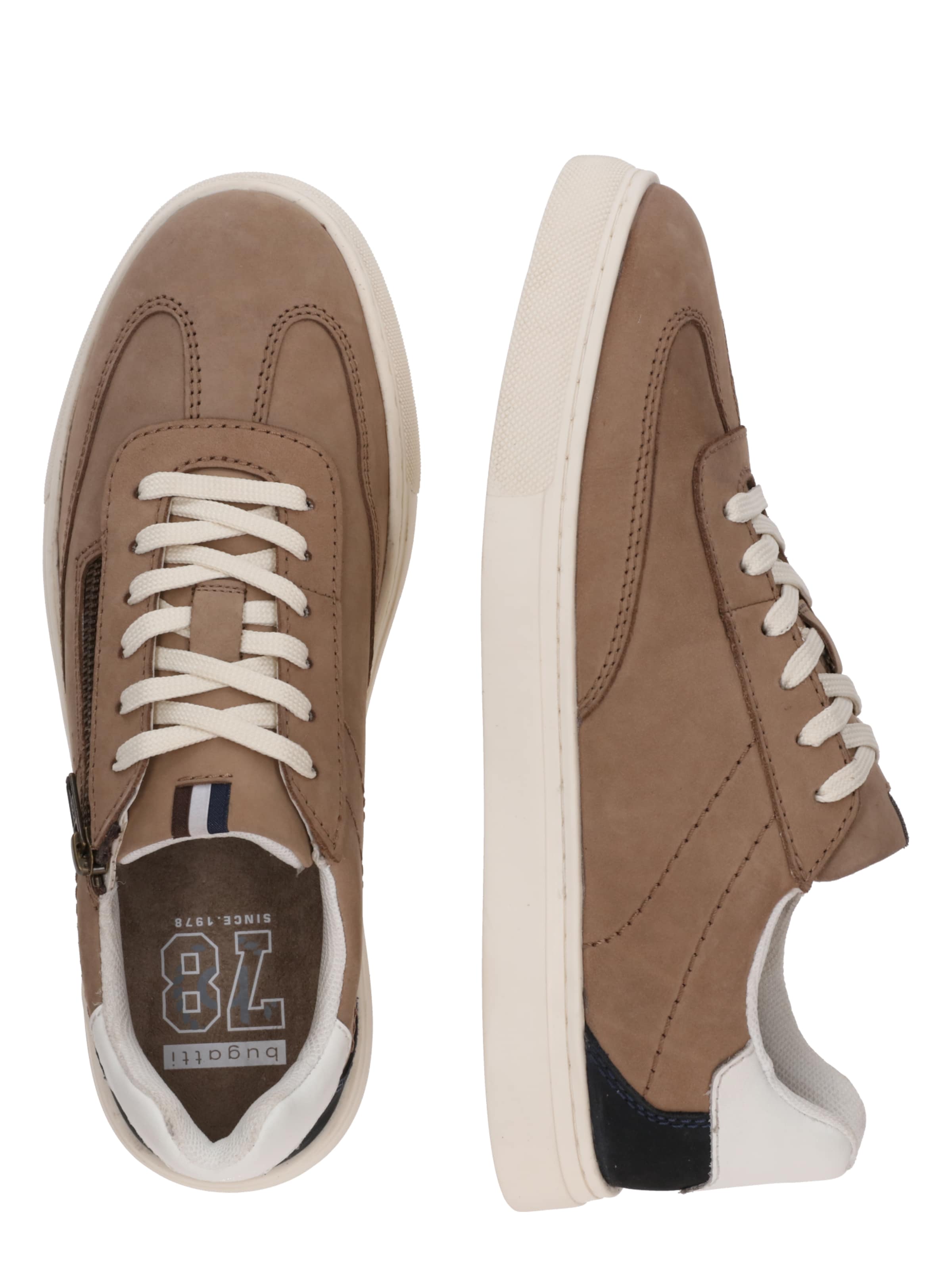 Sneaker bassa di bugatti in grigio