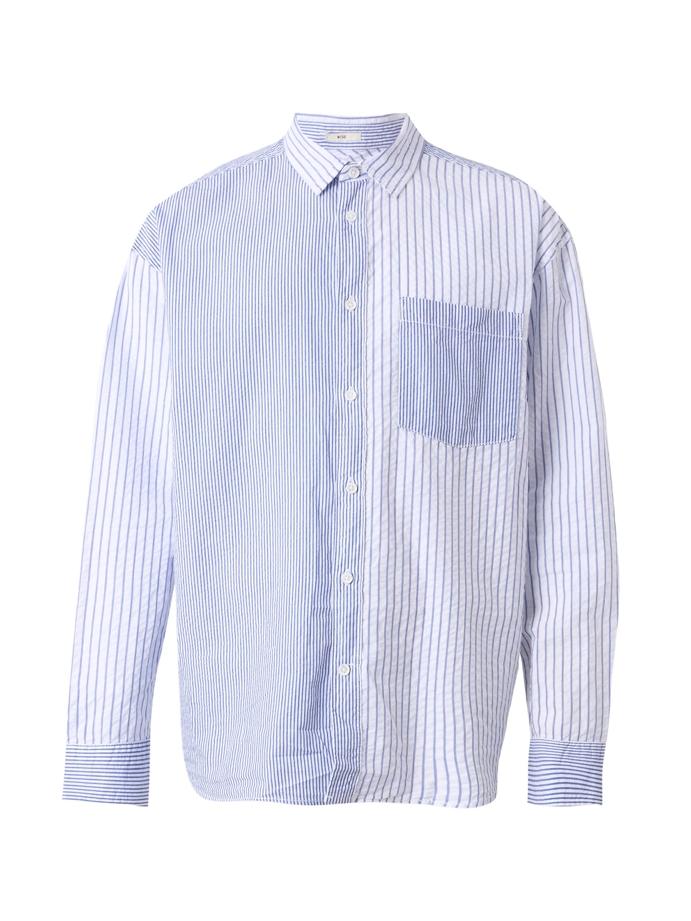 Pepe Jeans Comfort fit Button Up Shirt 'ROMA' in Blue: front