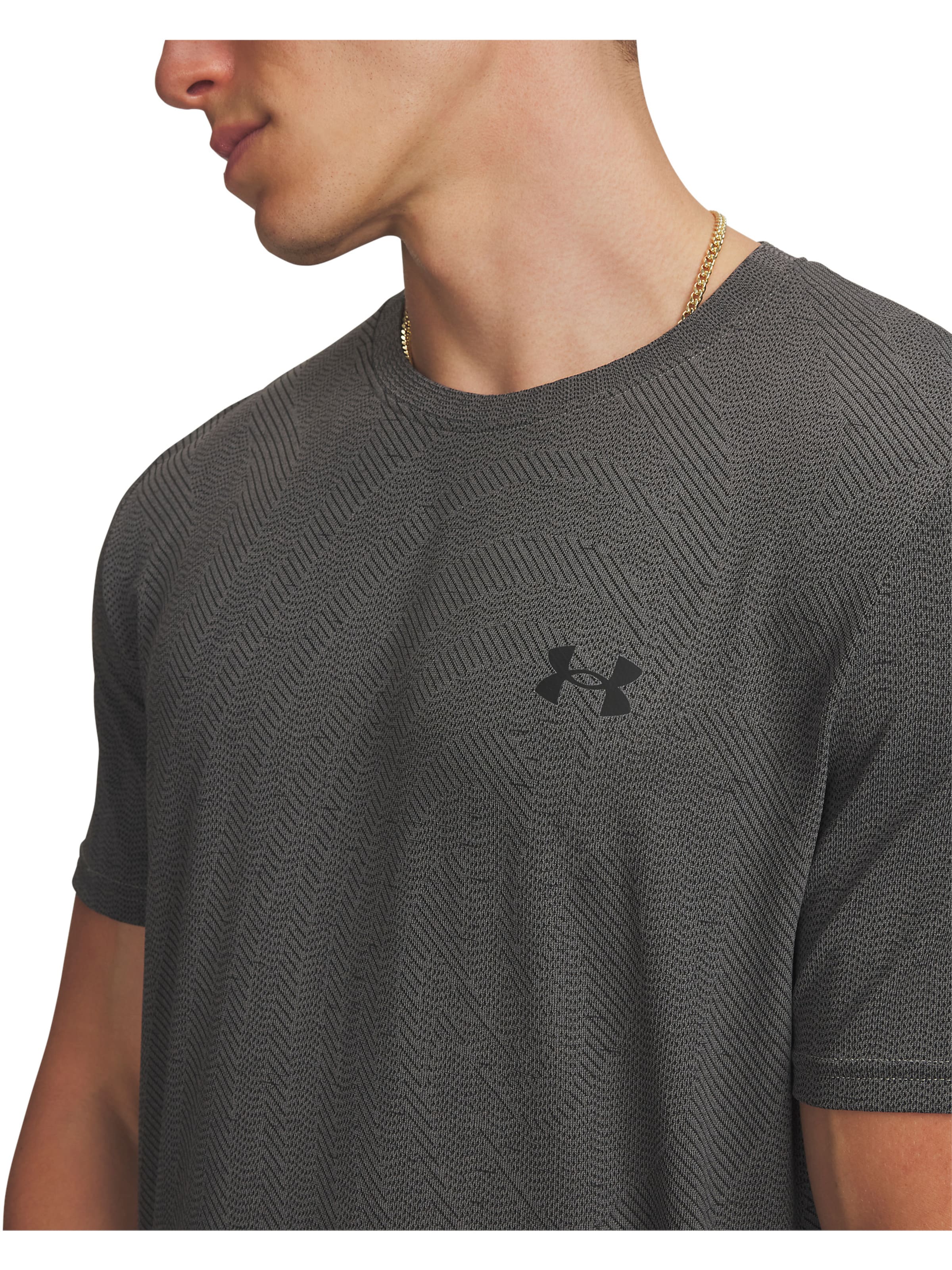 UNDER ARMOUR Performance shirt 'Vanish Seamless Novelty' in Grey
