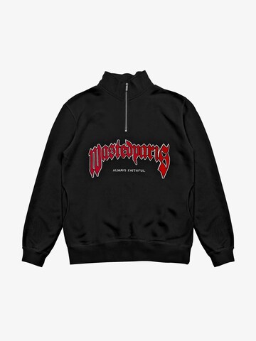 Wasted Paris - Sudadera 'Pitcher Funnel' en negro: frente