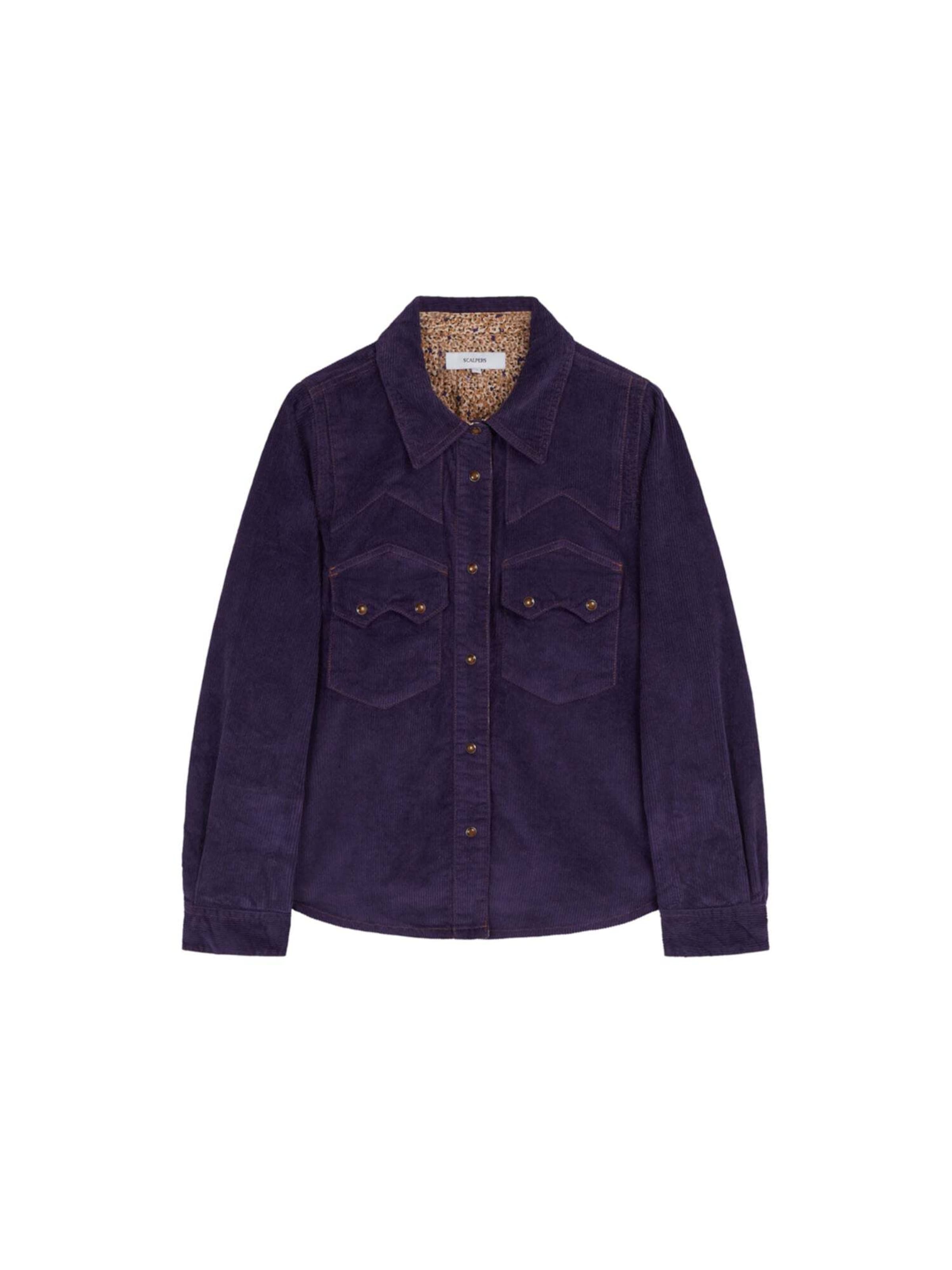 Scalpers Blouse in Purple: front