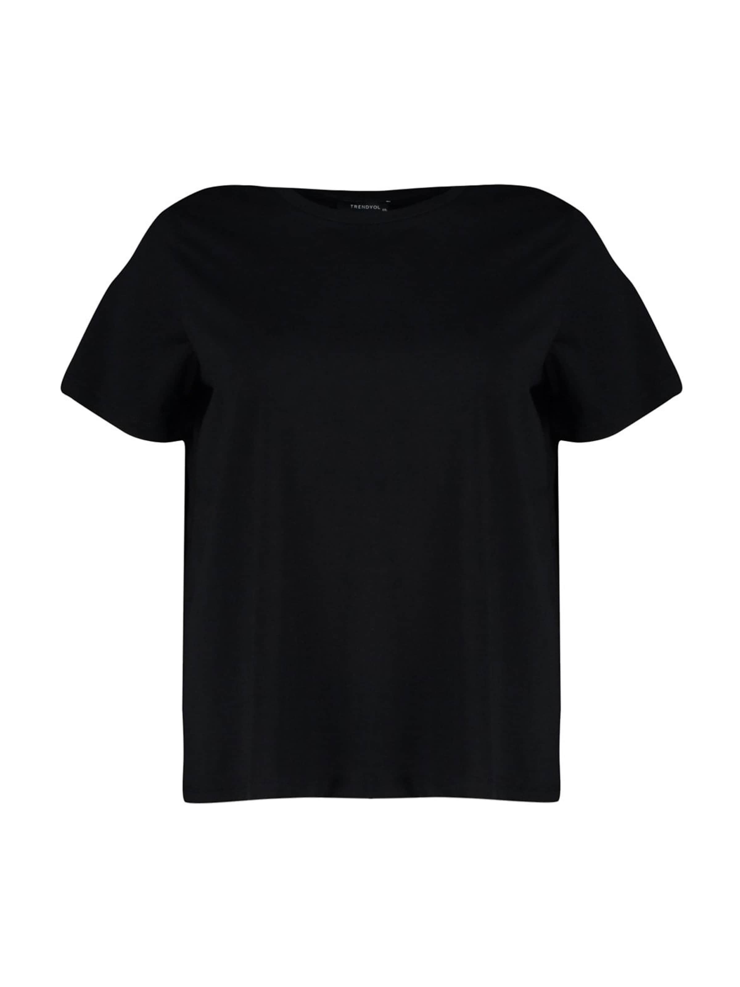 Trendyol Curve - Camiseta en negro: frente