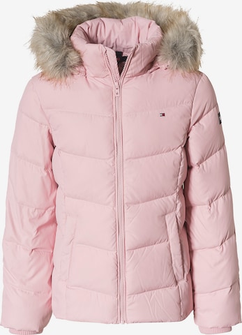 TOMMY HILFIGER Zimní bunda – pink: přední strana