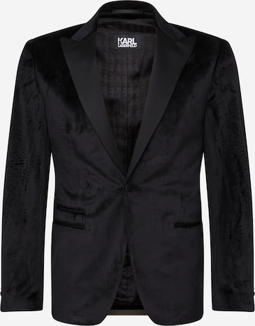 Veste de costume Karl Lagerfeld en noir : devant