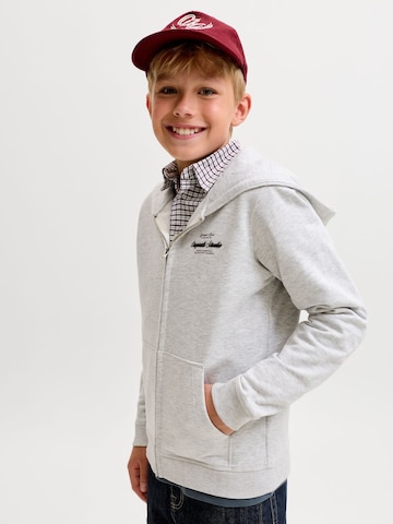 Jack & Jones Junior Sweatvest 'JORNORREBRO TYPO' in Wit