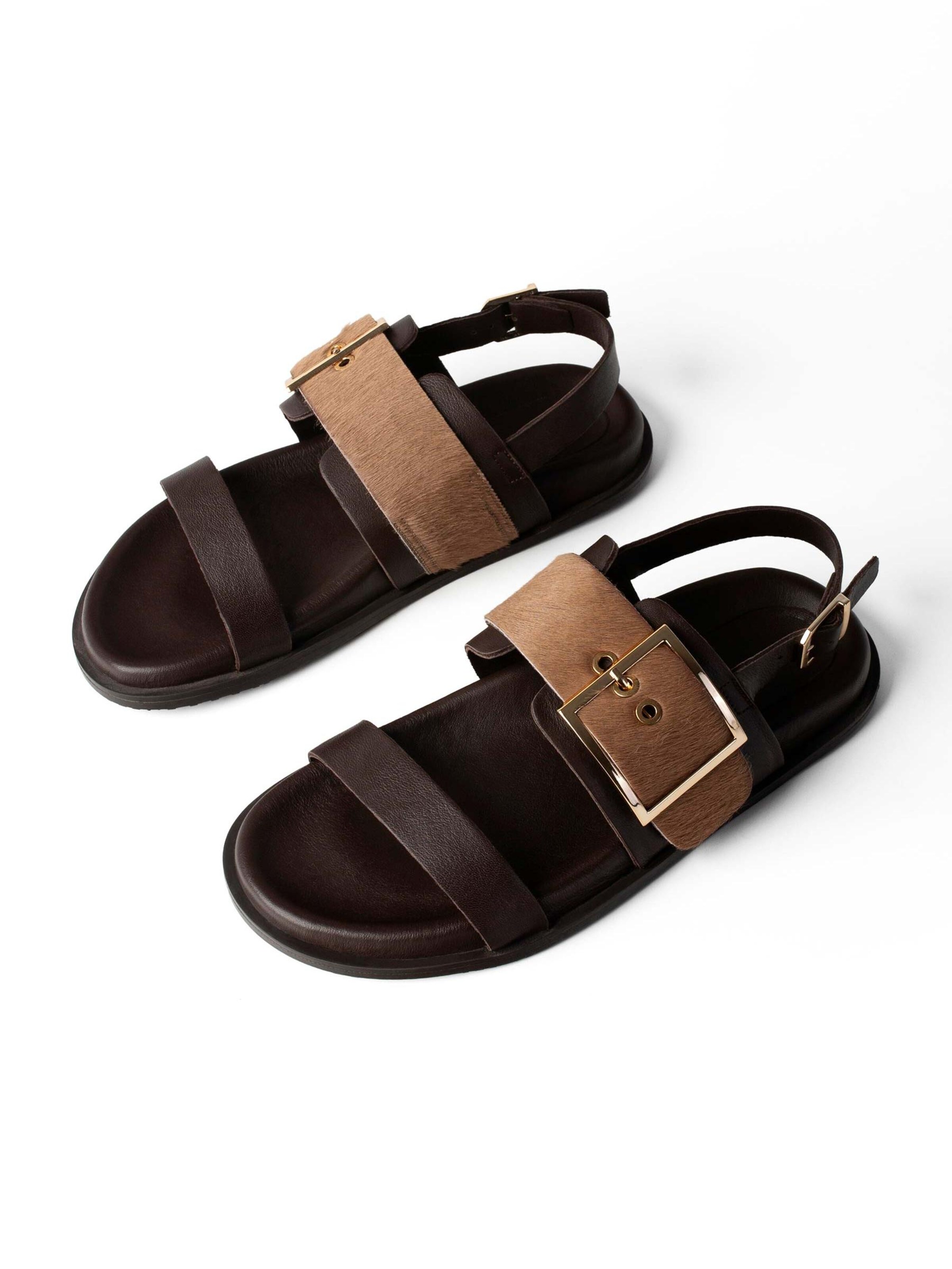 Chaussure basse 'WILD AT GOLDEN HOUR' L37 HANDMADE SHOES en marron