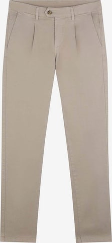 Scalpersregular Hlače s naborima 'Firenze' - bež boja: prednji dio