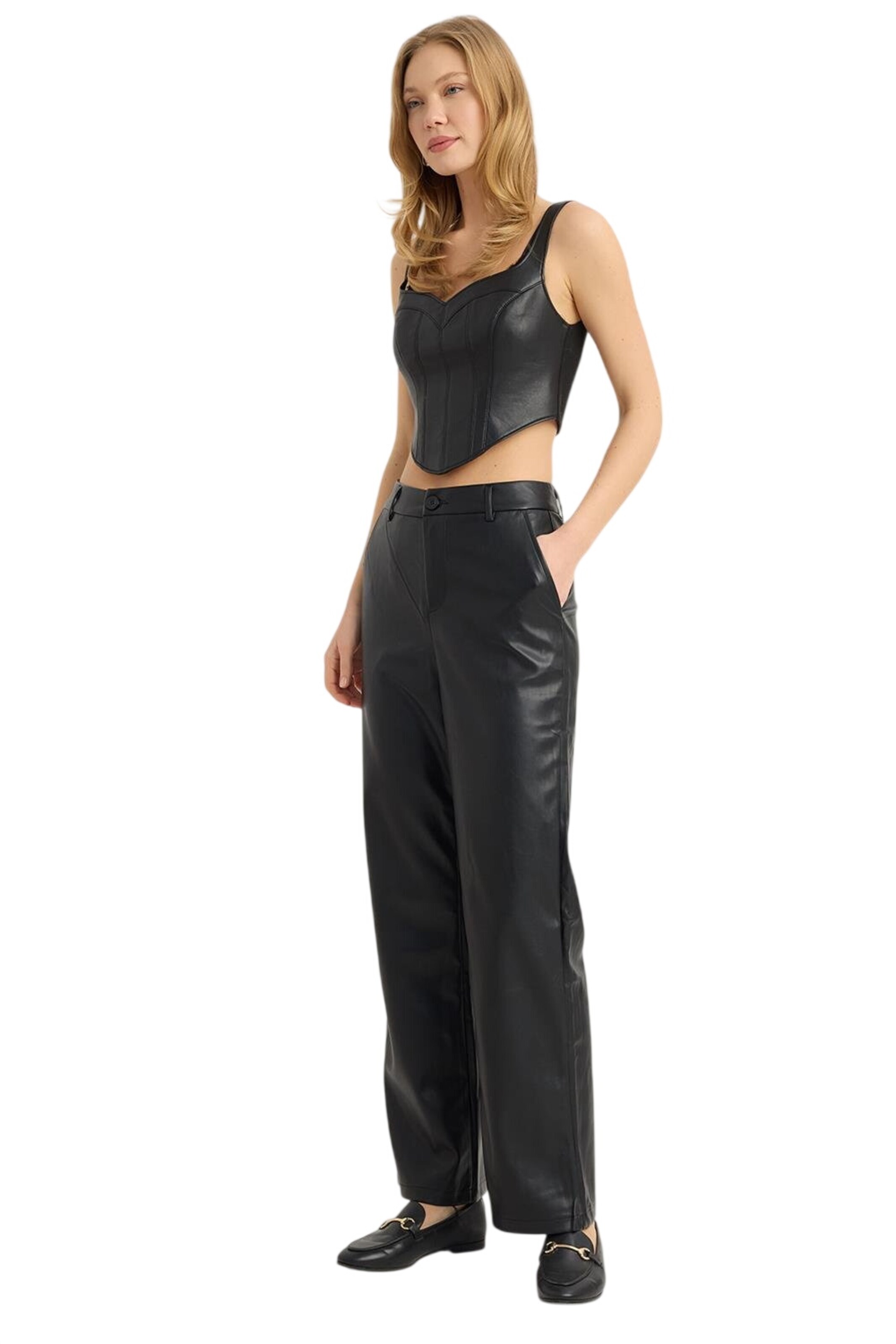 HOME STORE Regular Pants in Black