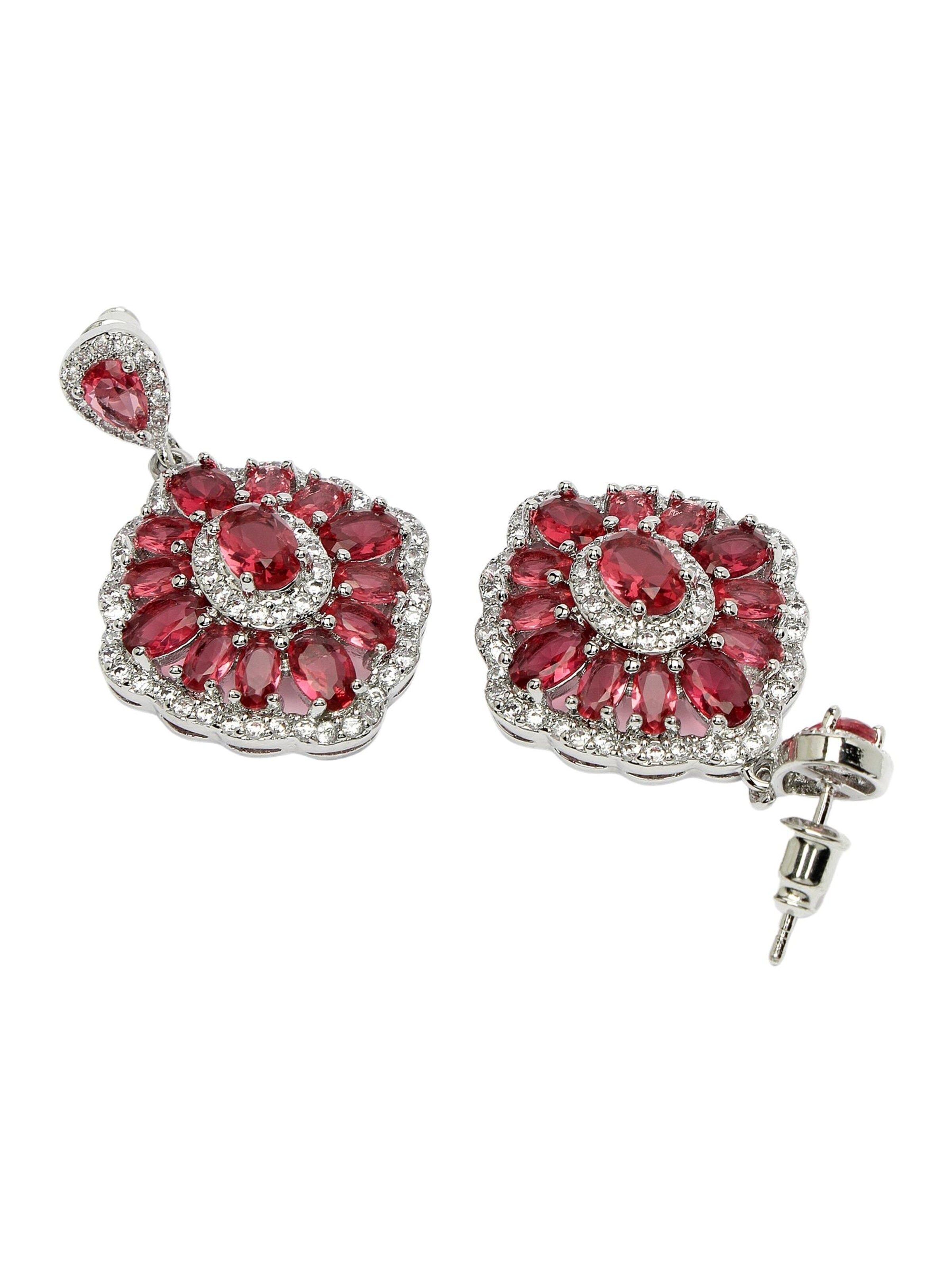 AVANT-GARDE PARIS Earrings 'Rosala' in Red