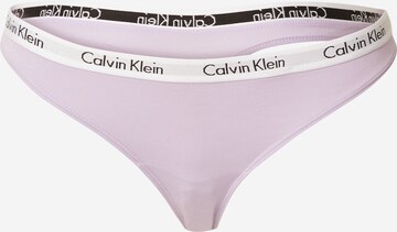 String 'CAROUSEL' di Calvin Klein Underwear in lilla: frontale