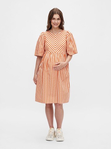 MAMALICIOUS Kleid 'Felicity' in Orange